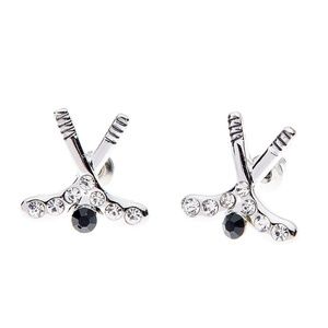 Hockey Stick Stud Earrings